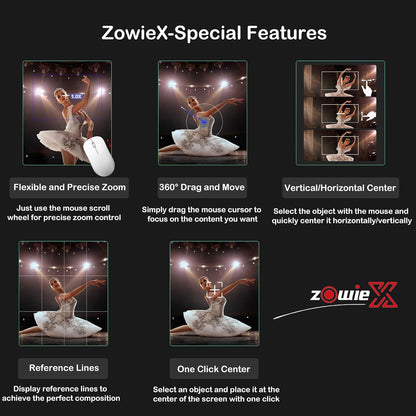Zowietek 4K PTZ-camera (native NDI|HX3), Ergo-Ease afstandsbediening, ZowieX App, 25x optisch + 12x digitaal, SDI/HDMI/USB, RTSP/RTMP/SRT. Perfect voor vergaderingen, kerk, evenementen, onderwijs.