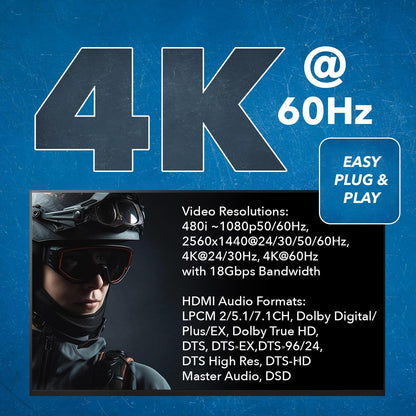 OREI 4K HDMI Over Fiber Optic Extender up to 10Km with Audio Extraction and Bi-Directional IR - RS-232 (UHD-FO10-K)