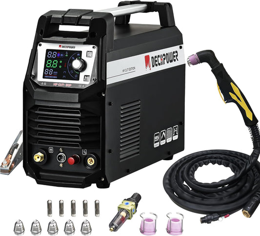 DECAPOWER HF CUT-50P 50Amps 220V Pilot Arg Plasma Snijmachine Met Driver Slagboog Snijden (Standaard Accessoires)