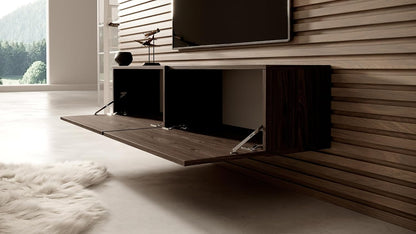 Selsey BISIRA Tv-kast hangend, TV-element, walnoot, 140 cm