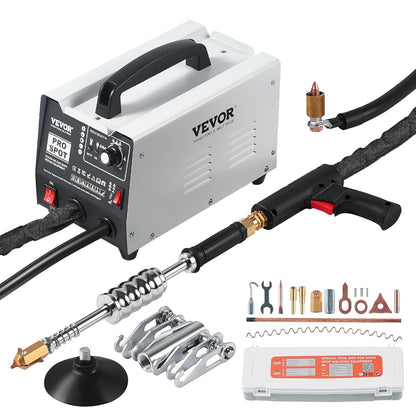 VEVOR Point Soldering Iron, Barrier Repair Kit, 1.8 KW, Spot Welding, Adjustable Power and 7 Modes, Dent Puller for Car and Truck