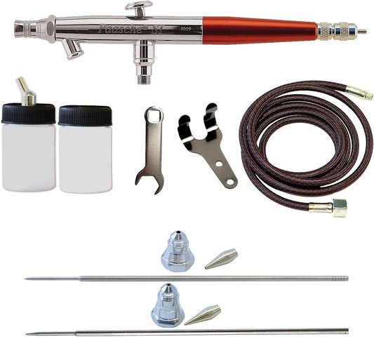 Paasche Airbrush Single Action Interne Mix Airbrush Set, Meerkleurig