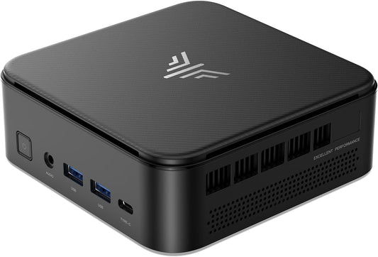 NiPoGi E3B Mini PC AMD Ryzen 5 7430U (tot 4,3 GHz), 32GB (16 GB*2) DDR4 512GB SSD M.2, Mini Computer met W-11 Pro | Triplo Display 4K | WiFi 6 | BT5.2 voor Kantoor, Ontwerp, Thuisbioscoop, E-learning