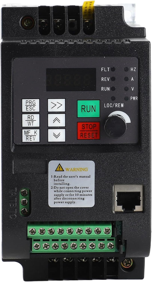 Zonneomvormer PV-frequentieomvormer PWM-besturing DC 200V-400V ingang driefasige AC0-220V uitgang 2.2KW