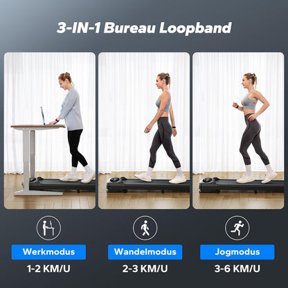 Loopband – Wandelband – Bureau Loopband – Elektrische Loopband – Inloopband – Compact Design – Stille Motor Tot 45 dB