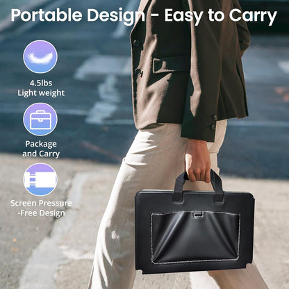 14 Inch Laptop Screen Extender – Laptop Monitor Uitbreiding – Draagbare Schermvergroter – Triple Scherm Monitor – Full HD Portable Monitor – 3x Schermruimte – Plug & Play Met Ingebouwde Speakers
