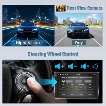 Roinvou 4G+64G Android 15 Autoradio voor Toyota Vitz XP10 Yaris Platz Echo 1999-2005 Draadloos Carplay Android Auto, 9'' Incell Touchscreen Radio GPS Bluetooth FM RDS WiFi EQ SWC Achteruitrijcamera