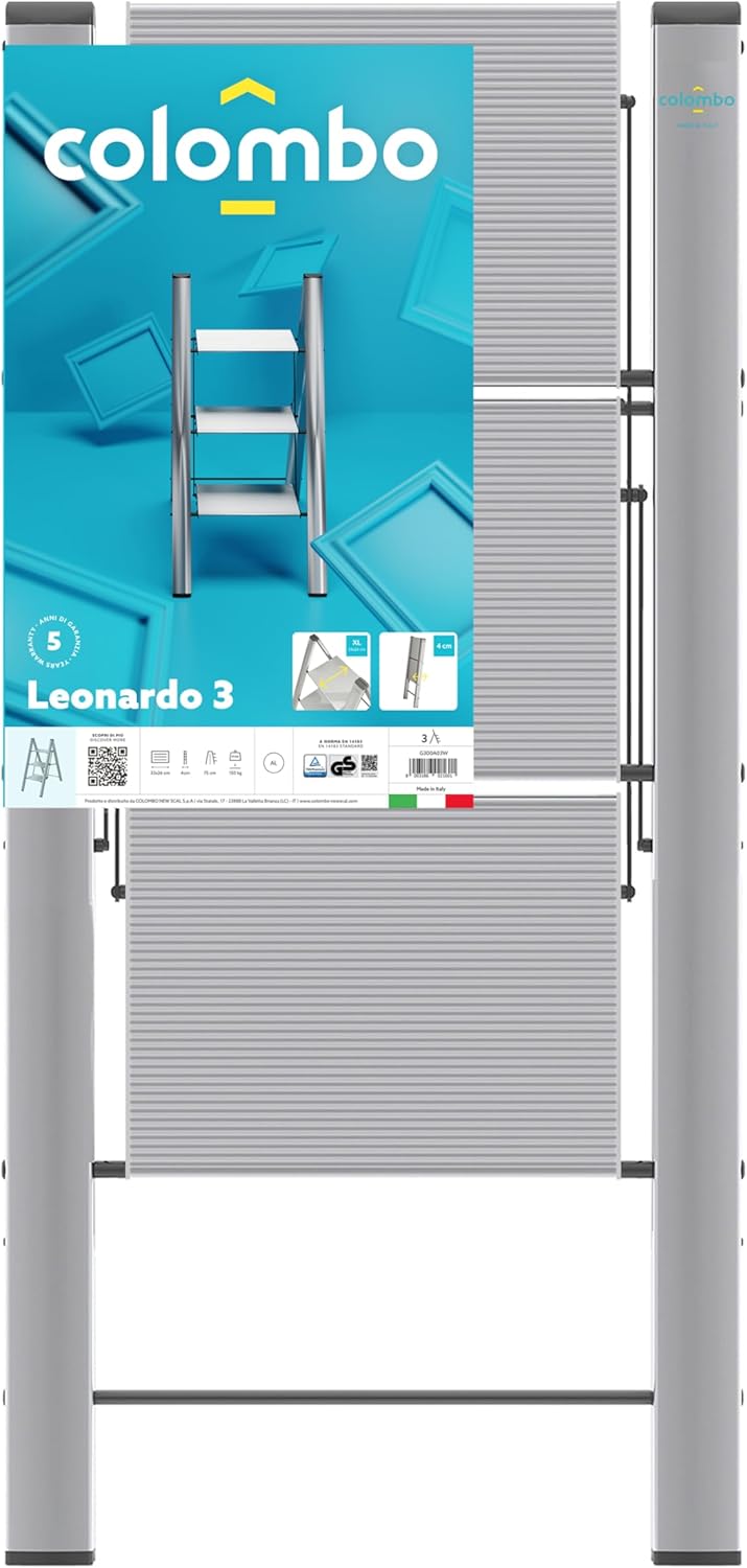 Colombo Ladder van geanodiseerd aluminium Leonardo 3 g