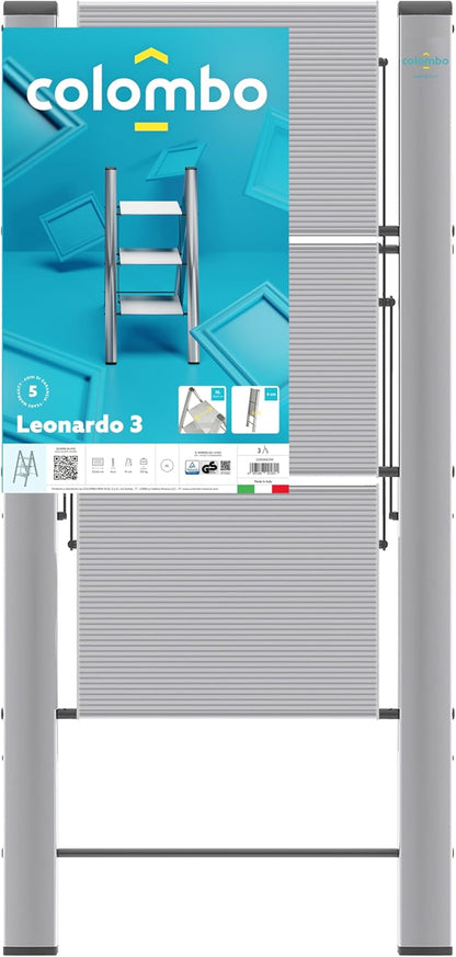 Colombo Ladder van geanodiseerd aluminium Leonardo 3 g
