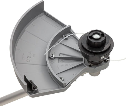 IKRA Benzine Bosmaaier trimmer IBF 25-1, incl. draadspoel, 4-tands mes & schouderriem, grijs/rood/zwart