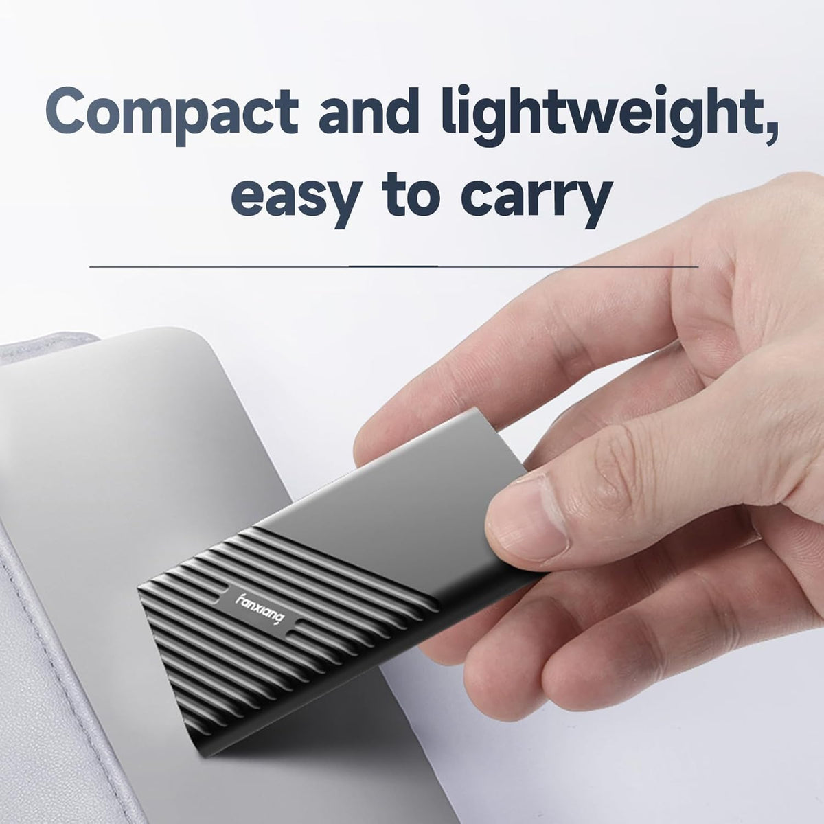 fanxiang 2TB Portable External SSD, Up to 2000MB/s Reading, USB 3.2 Gen2 USB-C PSSD, Portable SSD Hard Drive for iPhone 15/16, PS5/PS4 (Pro), Xbox, OTG Phone, PC, Laptop - PS2000W - QUORE