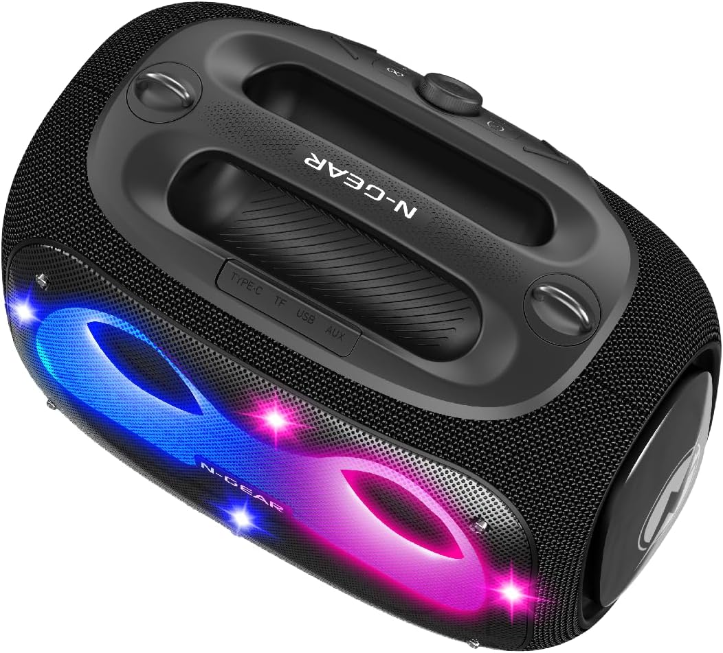 Draagbare Party Speaker – Bluetooth Luidspreker – Partybox – Karaoke Machine – Muziekbox – 8 Inch Woofer – 100 W RMS, 300 W Piekvermogen