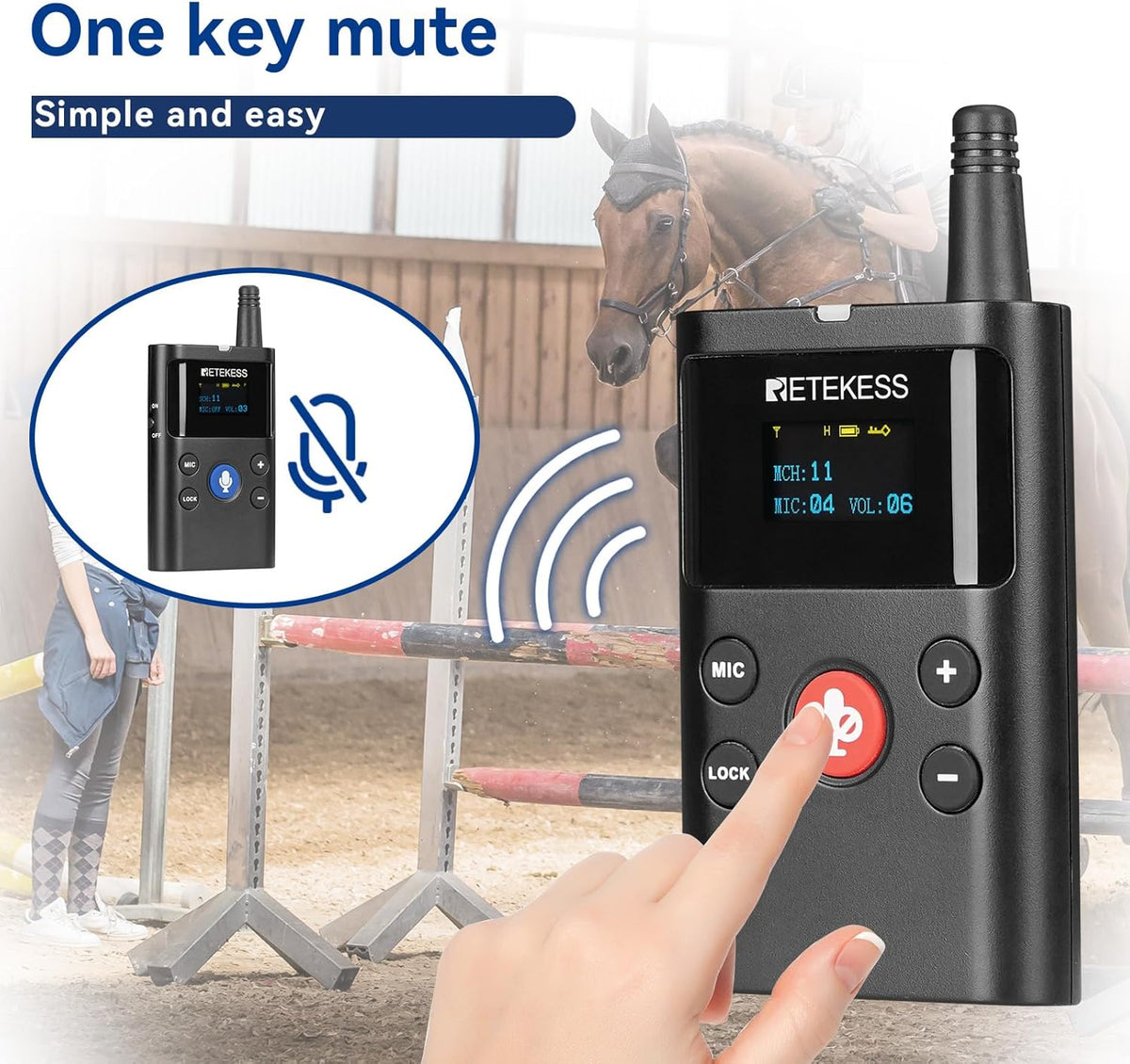 Draadloos Communicatiesysteem – Intercom – Tourguide Systeem – Communicatieset – Set Met 1 Zender En 1 Ontvanger – Tweerichtingscommunicatie – Bereik Tot 280 Meter Buitenshuis