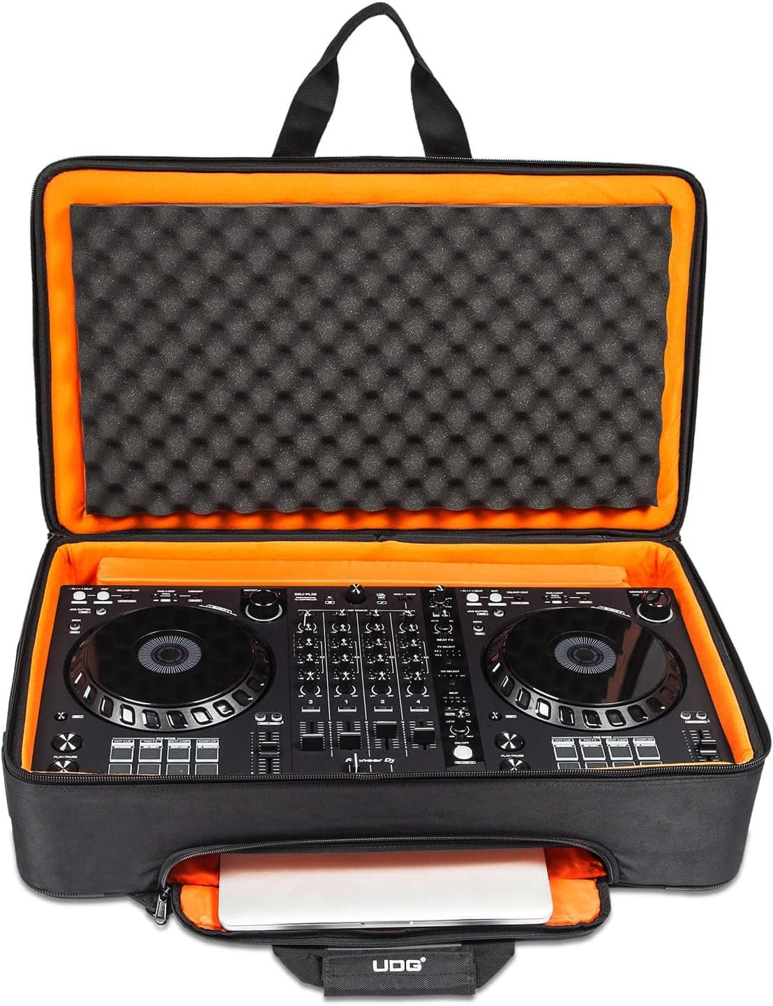 UDG Ultimate Midi Controller Backpack Large Black/Orange inside MKII U9104BL/OR