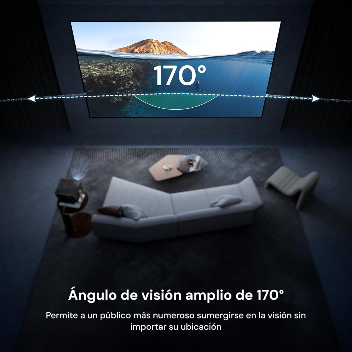 150 Inch Valerion vast frame projectiescherm, 1,3 dB piekversterking, 80% beeldkwaliteitverbetering, 4K/8K Ultra HD, geschikt voor 3D, compatibel met lange, korte en ultra korte afstand projectoren