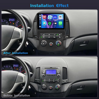 Autoradio – Auto Radio – 1-DIN Radio – Multimedia Systeem – Android Autoradio – 9 Inch In-Cell Scherm – Draadloze CarPlay & Android Auto