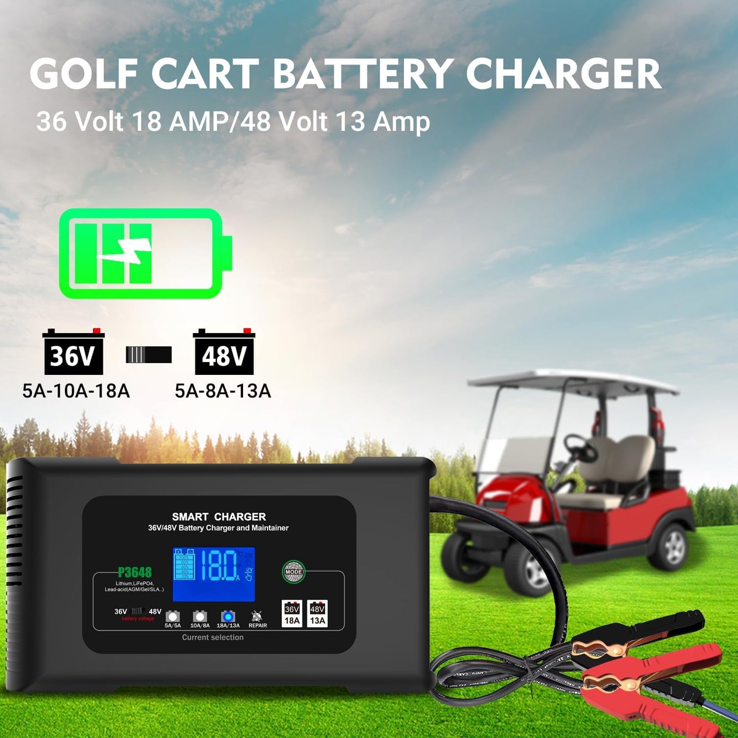 Acculader – Batterijlader – Oplader – Accuoplader – Voertuiglader – Intelligent Automatisch Laden – Reparatiemodus Sulfatering Tegen