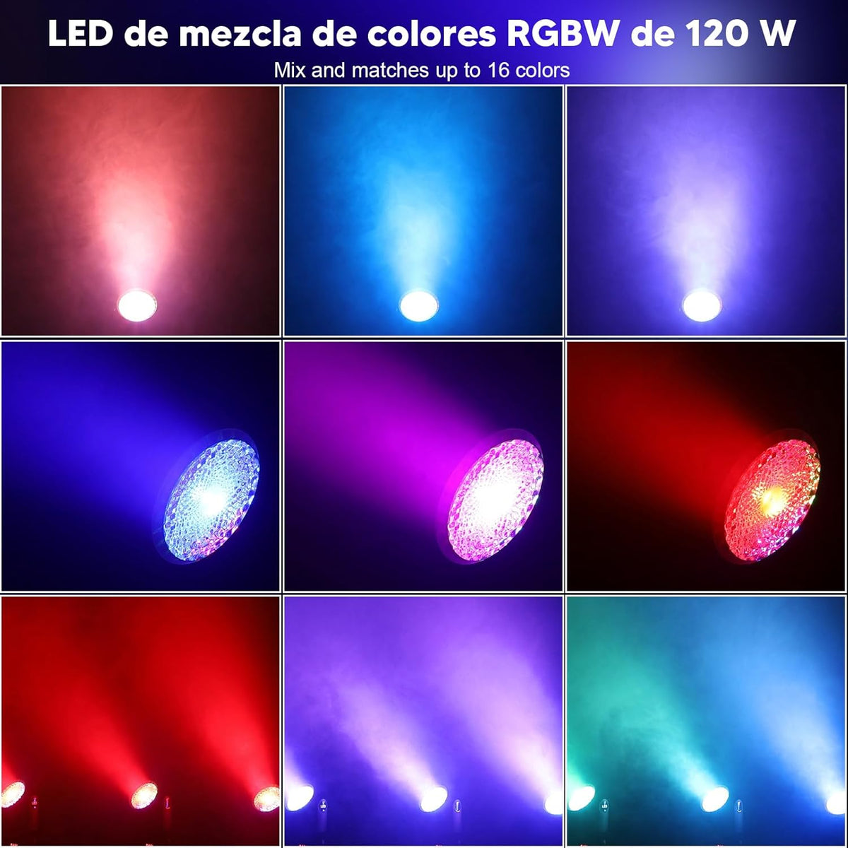120W RGBW LED Moving Head – Moving Head Licht – Disco Light – DJ Verlichting – Feestverlichting – RGBW Volledige Kleuren – Energiezuinig & Flexibele Beweging
