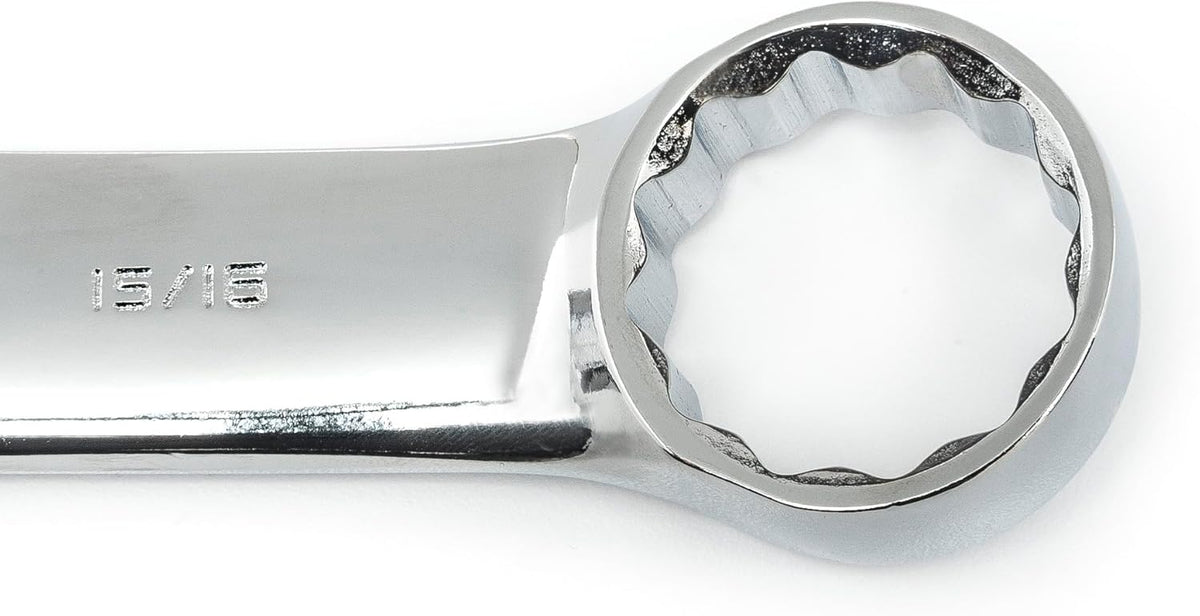 Stubby Ringsleutelset – Ringsleutelset – Steeksleutelset – Moersleutelset – Sleutelset SAE Metrisch – 20-delig Compact – Roestvrij Gelegeerd Staal – 15° Offset Uiteinde
