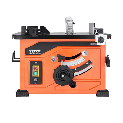 VEVOR Table Saw 210 mm Compact Portable 1200 W Maximum Cutting Power 225 mm 4800 rpm with 24 Teeth Carpentry Farm