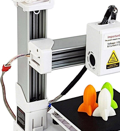 3D-printer – Mini 3D-printer – Desktop 3D-printer – Filamentprinter – Beginners 3D-printer – Zeer Nauwkeurig Printen – Ondersteunt PLA & TPU Filament 1,75 mm – Printformaat 100 x 100 x 100 mm – One-Click Bediening