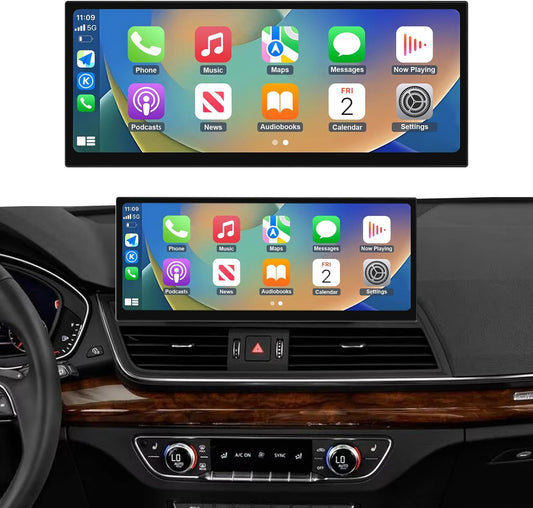 12,3 inch Autoradio – Multimedia Systeem – Navigatie Unit – CarPlay Scherm – Android Auto Interface – Draadloze Connectiviteit – Originele Functies Behoud – Heldere 1920x720 Resolutie