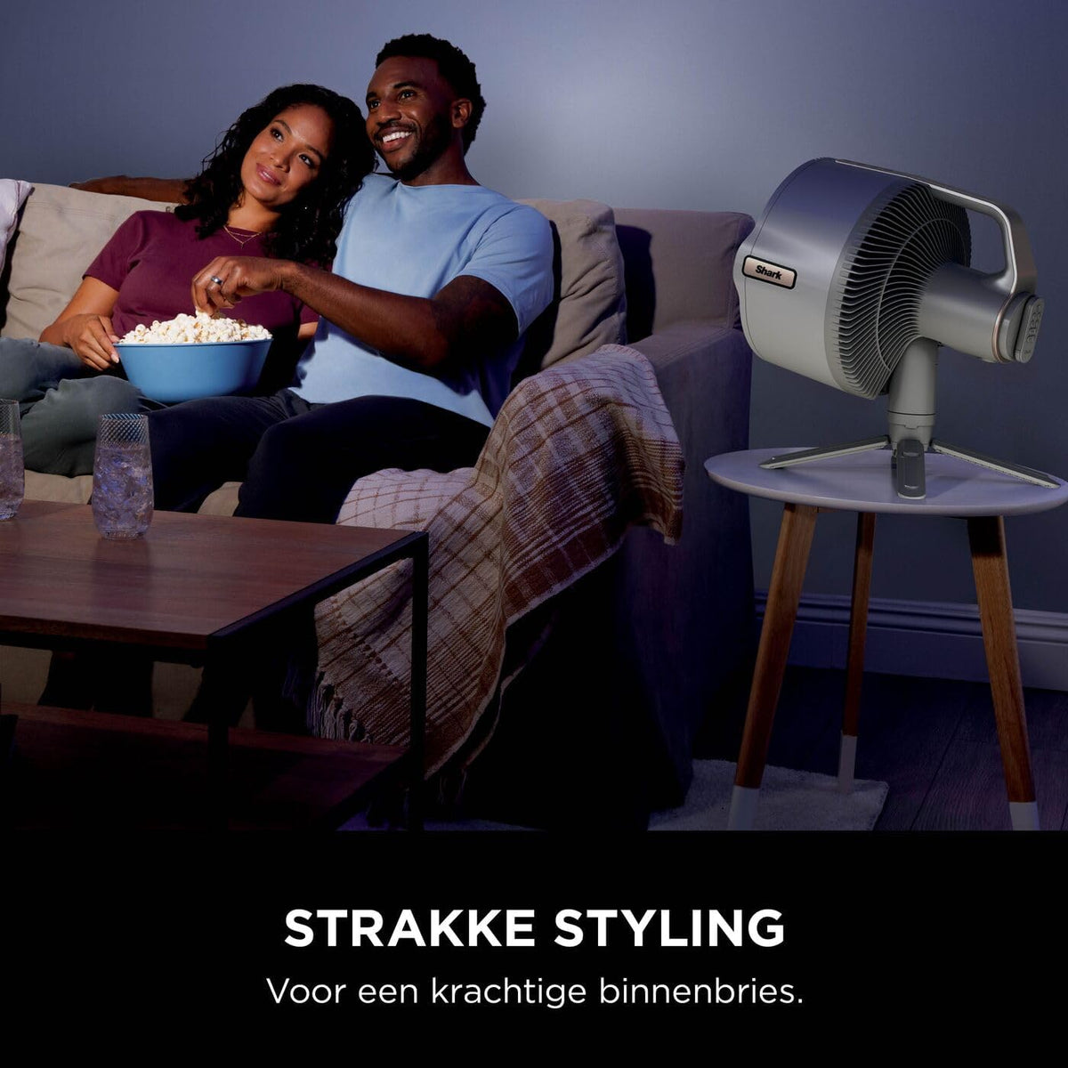 Shark FlexBreeze Pro Mist Snoerloze Binnen- & Buitenventilator, Verstuivingssysteem, Draagbare Tank, 20 m Reikwijdte, Voet- & Tafelmodel, 5 Snelheden, Stil, Afstandsbediening, Duifgrijs FA300WHEU