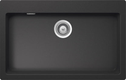 Schock Primus N100 x l AP 51 Onderbouwgootsteen Sink, rechthoekig, antraciet, rechthoekig, 720 x 384 mm