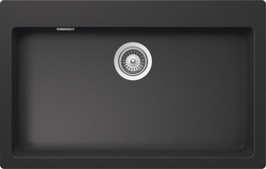 Schock Primus N100 x l AP 51 Onderbouwgootsteen Sink, rechthoekig, antraciet, rechthoekig, 720 x 384 mm