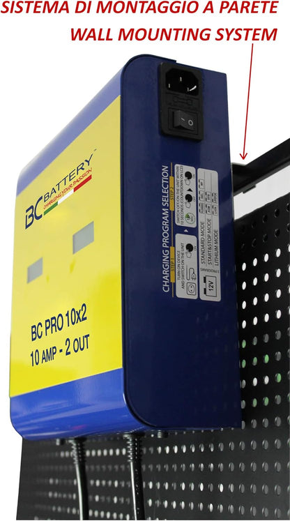 Oplader 12V Batterijen – Acculader – Batterijoplader – Accu Onderhoudsapparaat – Accu Conditioner – Dubbele Uitgang 10A – 8 Automatische Laadcycli