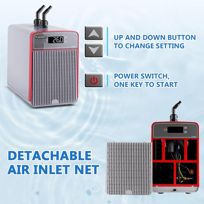 Aquarium Waterkoeler – Aquarium Chiller – Vistank Chiller – Waterkoeler – Aquarium Koeler – Tot 160 Liter – Stil Ontwerp