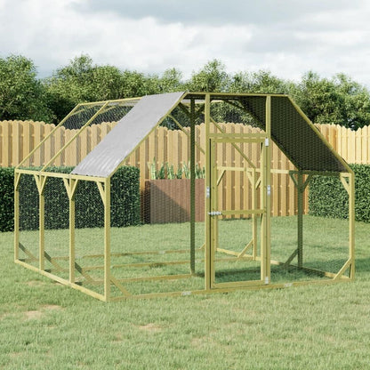 vidaXL Chicken coop 268x400x190cm impregnated solid pine wood - QUORE