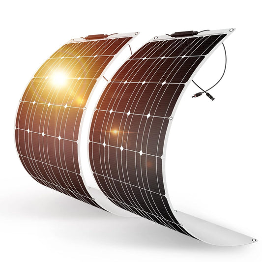 Flexibele Zonnepanelen – Zonnecel Paneel – Zonnepaneel Mono – Solar Module – Solar Panel 200W – Lichtgewicht En Buigbaar – Waterdicht Met Beveiliging