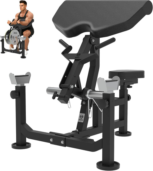HVO Curlbank Biceps Machine Training Device: 3-in-1 Biceps Curl Bench Biceps Machine for Home Preacher Curl Bench Arm Trainer Machine up to 300kg Black - QUORE