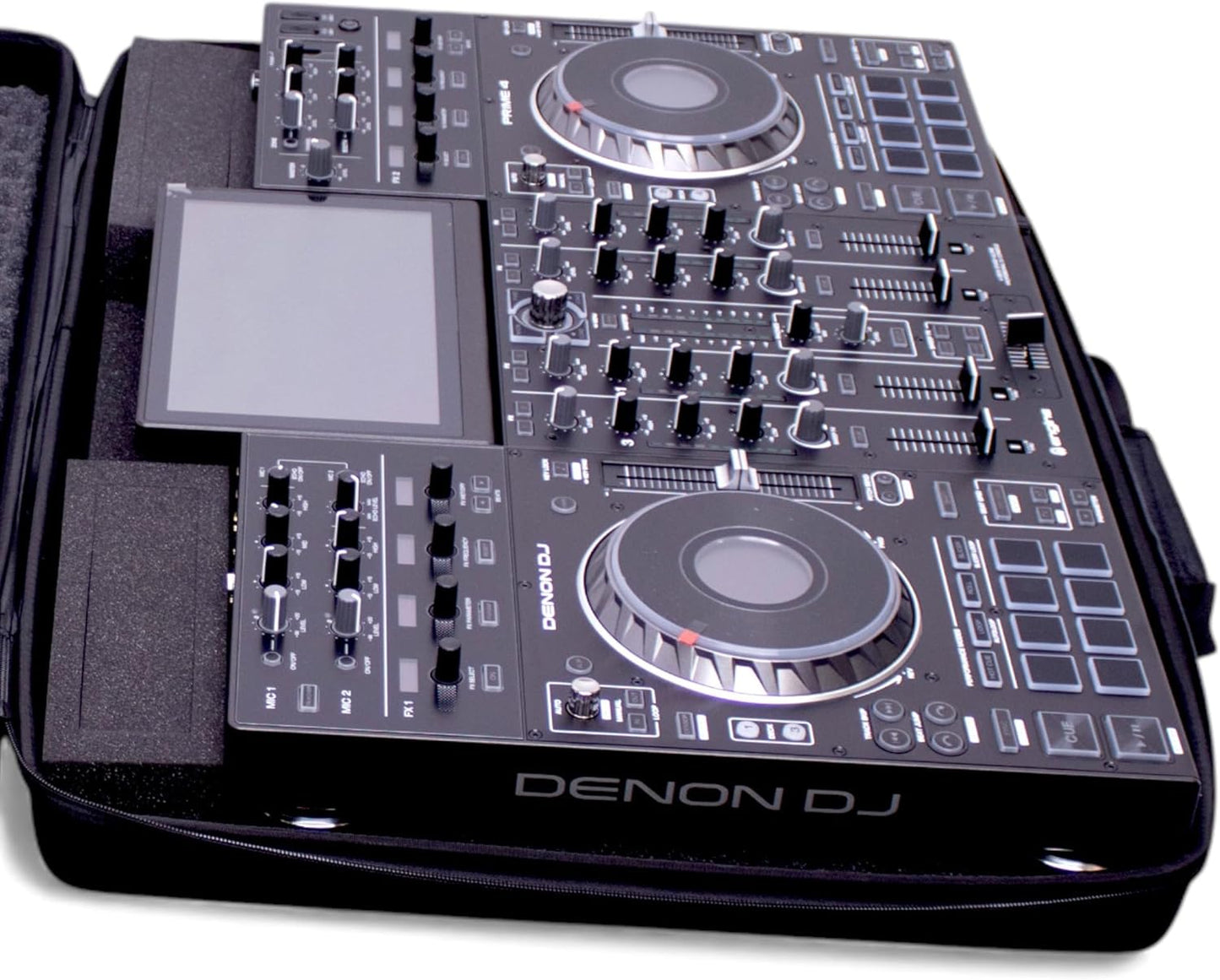 DJ-controller tas – Voor grote DJ-controller – Harde draagtas – Controller tas – Transporttas – Beschermhoes – Gegoten EVA-schuim – Waterafstotende polyester buitenlaag
