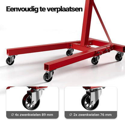 Motorstandaard motorkrik 900 kg motorlift motorblok standaard lift