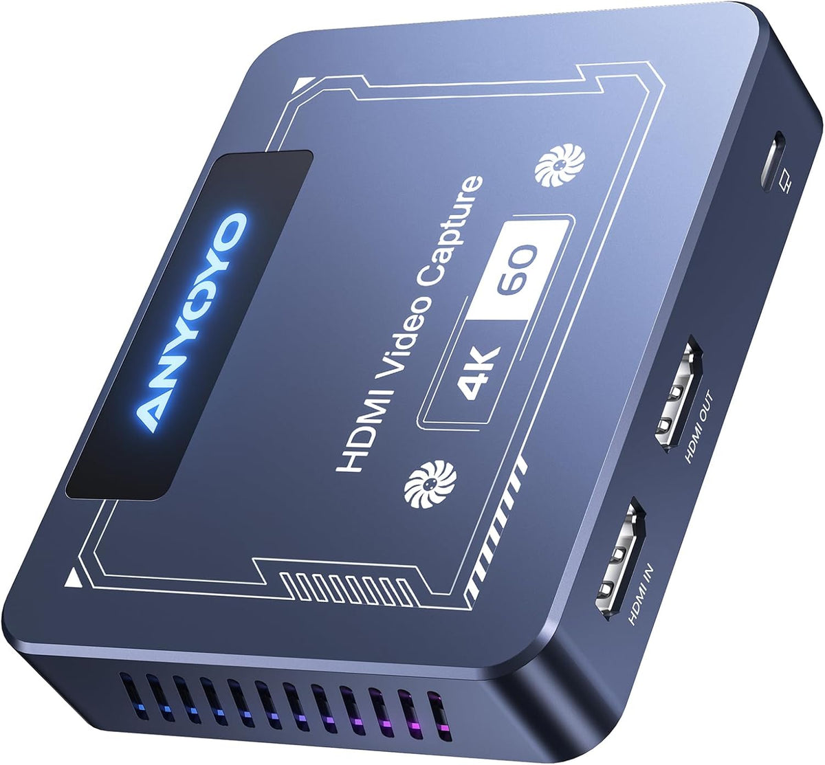 HDMI Video Grabber – Capture Card – Video Capture Card – HDMI Capture Card – Opnamekaart – 4K60 Pass-Through – Bijna Nul Latentie