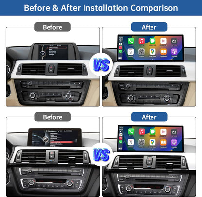 12,3 Inch Autoradio Touchscreen – Multimedia Scherm – Navigatiescherm – Infotainmentsysteem – Auto Display – Draadloze CarPlay – Android Auto – Plug & Play Installatie – HD Resolutie 1920x720