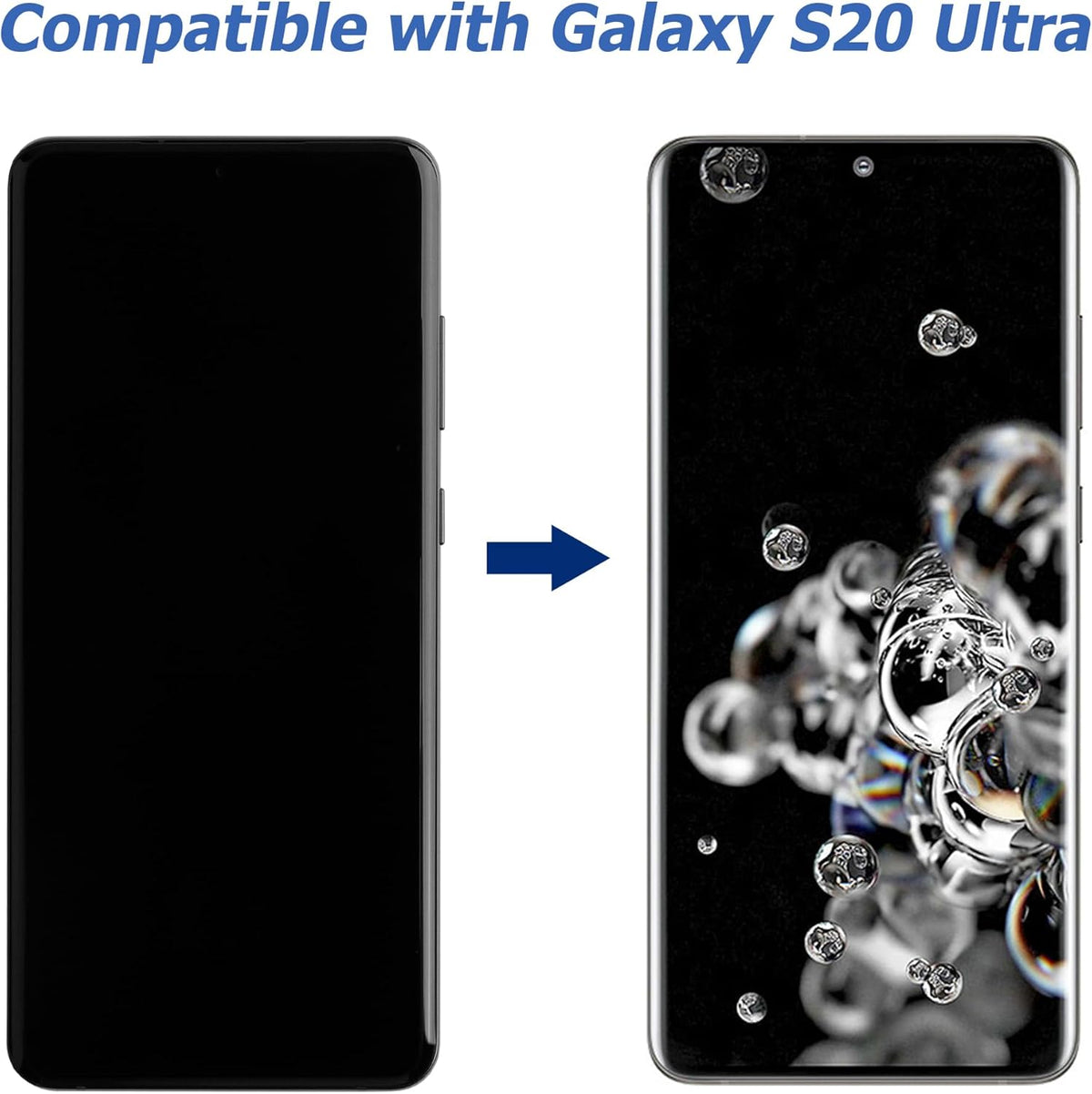 Vervangend OLED-display, compatibel met Galaxy S20 Ultra [6,9"] SM-G988B/DS LCD touchscreen met toolkit-vingerafdrukfunctie