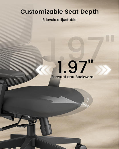 ProtoArc EC300 Ergonomische bureaustoel