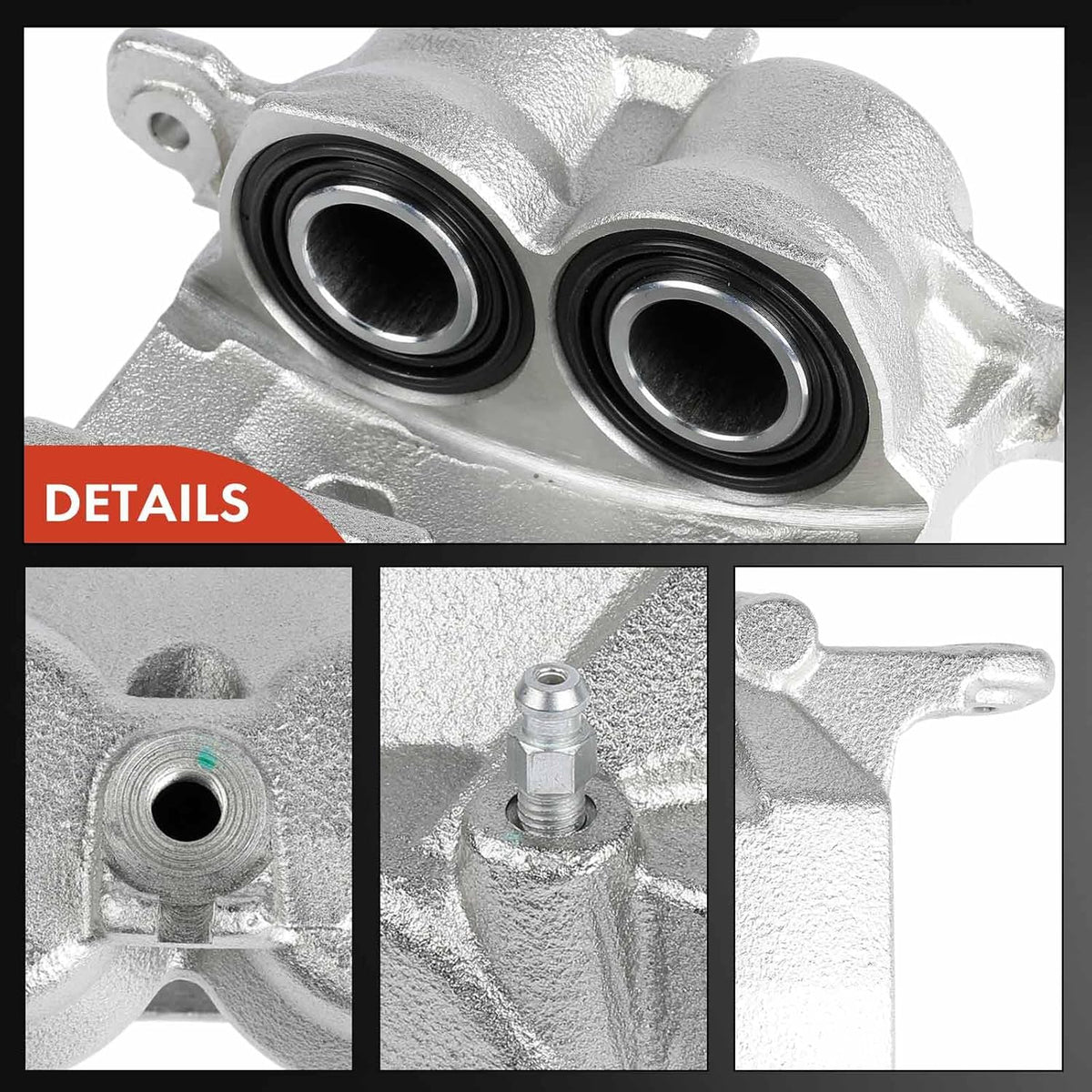 Frankberg Remklauw remklauw compatibel met Infiniti Q50KolE.O.S remklauw zonder rem front links en rechts één kant 2 pistons set van twee stuks vervanging # 410114GA0A