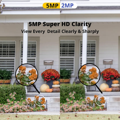 SANNCE POE Video Surveillance Kit 1080P POE NVR 8 Channels 8 POE Surveillance Camera, XPOE, Senza HDD