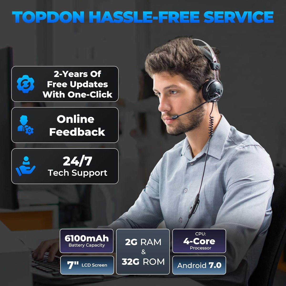 TOPDON ArtiDiag Pro Diagnoseapparaat, OBD2-diagnoseapparaat, ECU/online codering, actieve test, 35+ onderhoudsdiensten, alles systeemdiagnoseapparaat, 2 jaar gratis updates