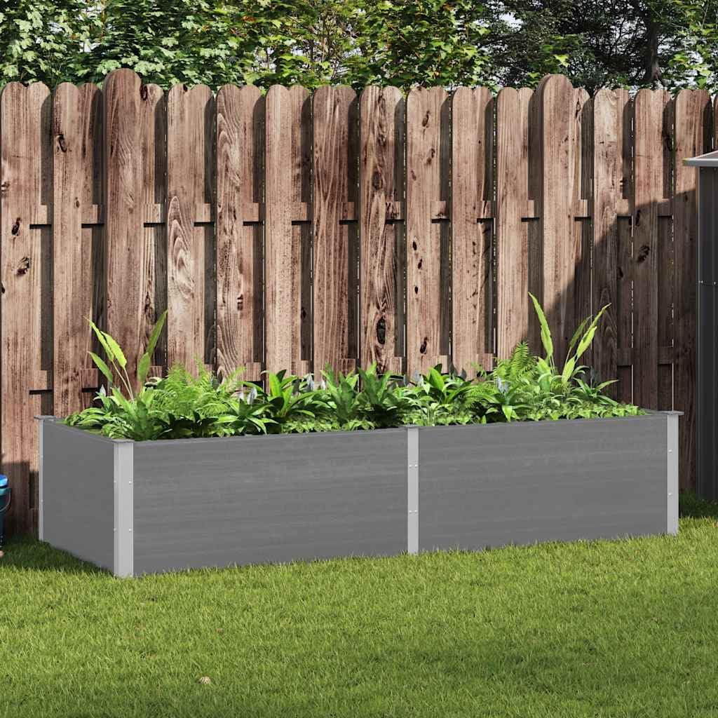 vidaXL Planter 250x100x54cm HKC gray - QUORE