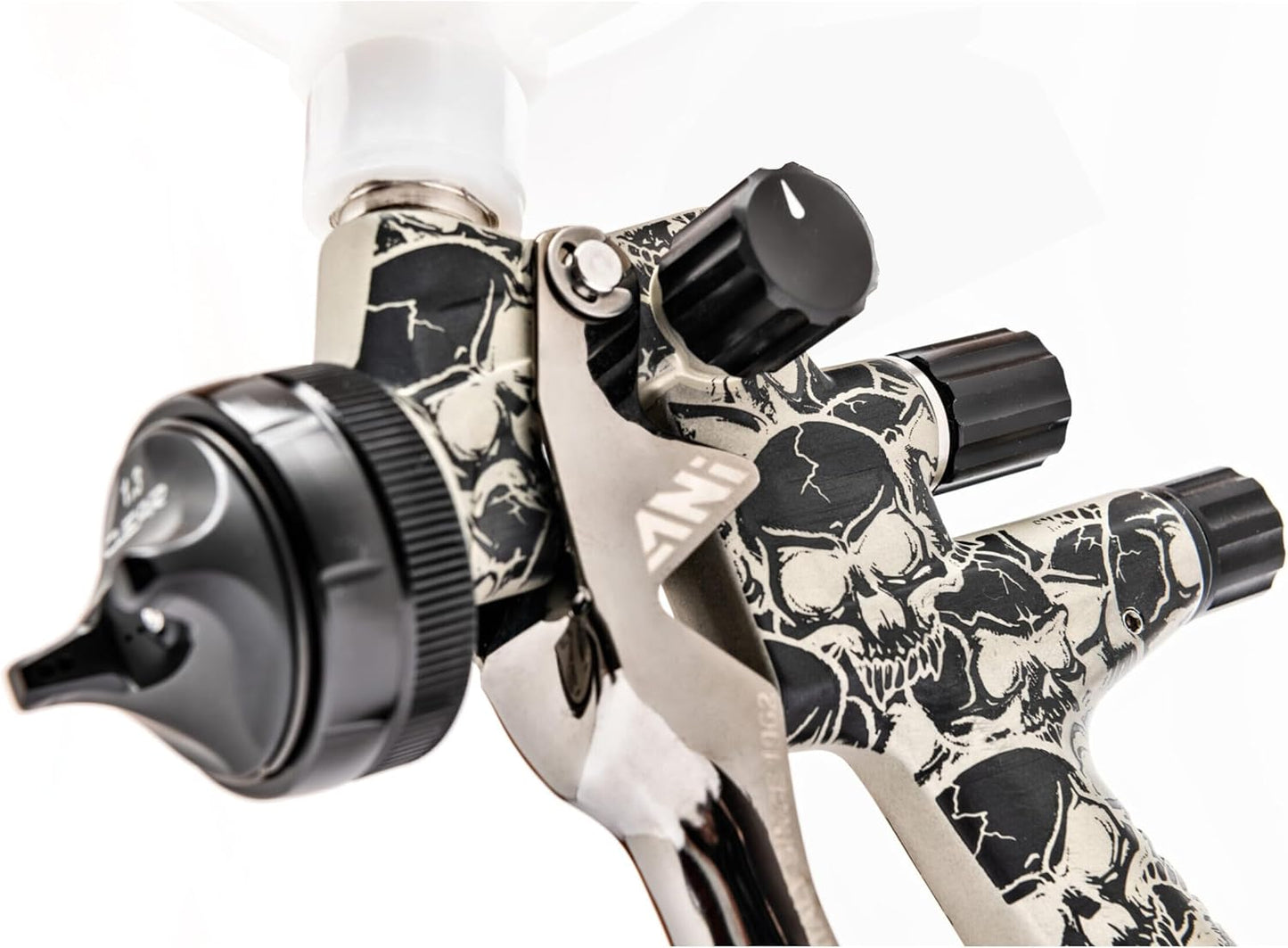Air Pressure Spray Gun – Verfspuit – Spuitpistool – Lakspuit – HVLP Spuit – 1.3 mm Nozzle – Transparante Luchtkap – Verstelbare Spuitmodi