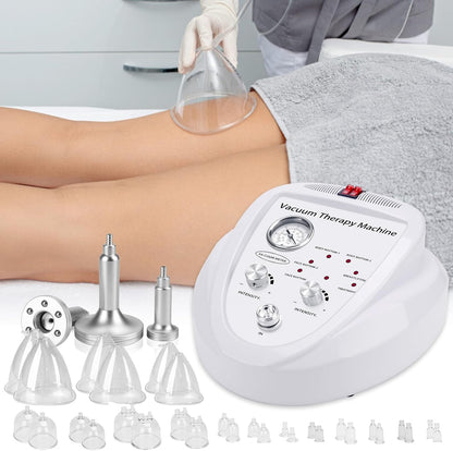 Meifuly Vacuüm cupping therapiesets met 30 kopjes en 3 pompen, verstelbare zuig- en 6 modi vacuümtherapiemachines