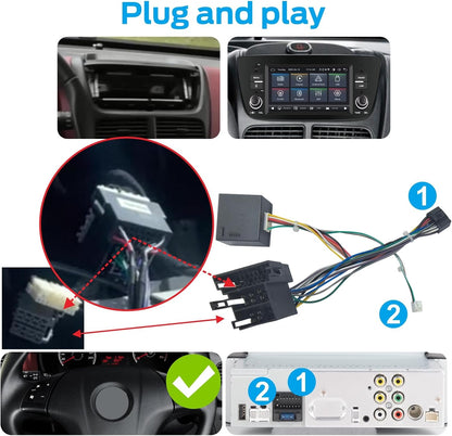 Autoradio Fiat Doblo – Autostereo – Multimedia Speler – Navigatiesysteem – Radioontvanger – Snelle Linux Opstart – Draadloze CarPlay & Android Auto