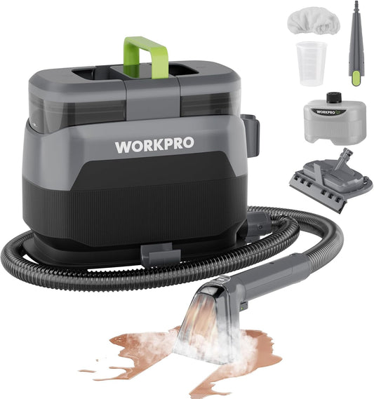 WORKPRO Carpet Cleaner, Washing Vacuum Cleaner, 16 kPa Sofa Cleaner, Washing Vacuum Cleaner, Upholstery Cleaner with 4 Cleaning Modes, Versatile Attachments, Animal Spot Cleaner, Sofa, Carpet