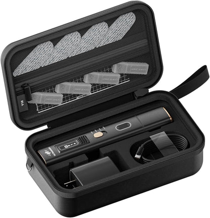 2-in-1 ultrasone snijder, 35w handheld, lichtgewicht, ultrasoon mes, met 50 messen en OLED-display, geschikt voor 3D-printmodellen van kunststof, hout, hars, polyethyleen en leer
