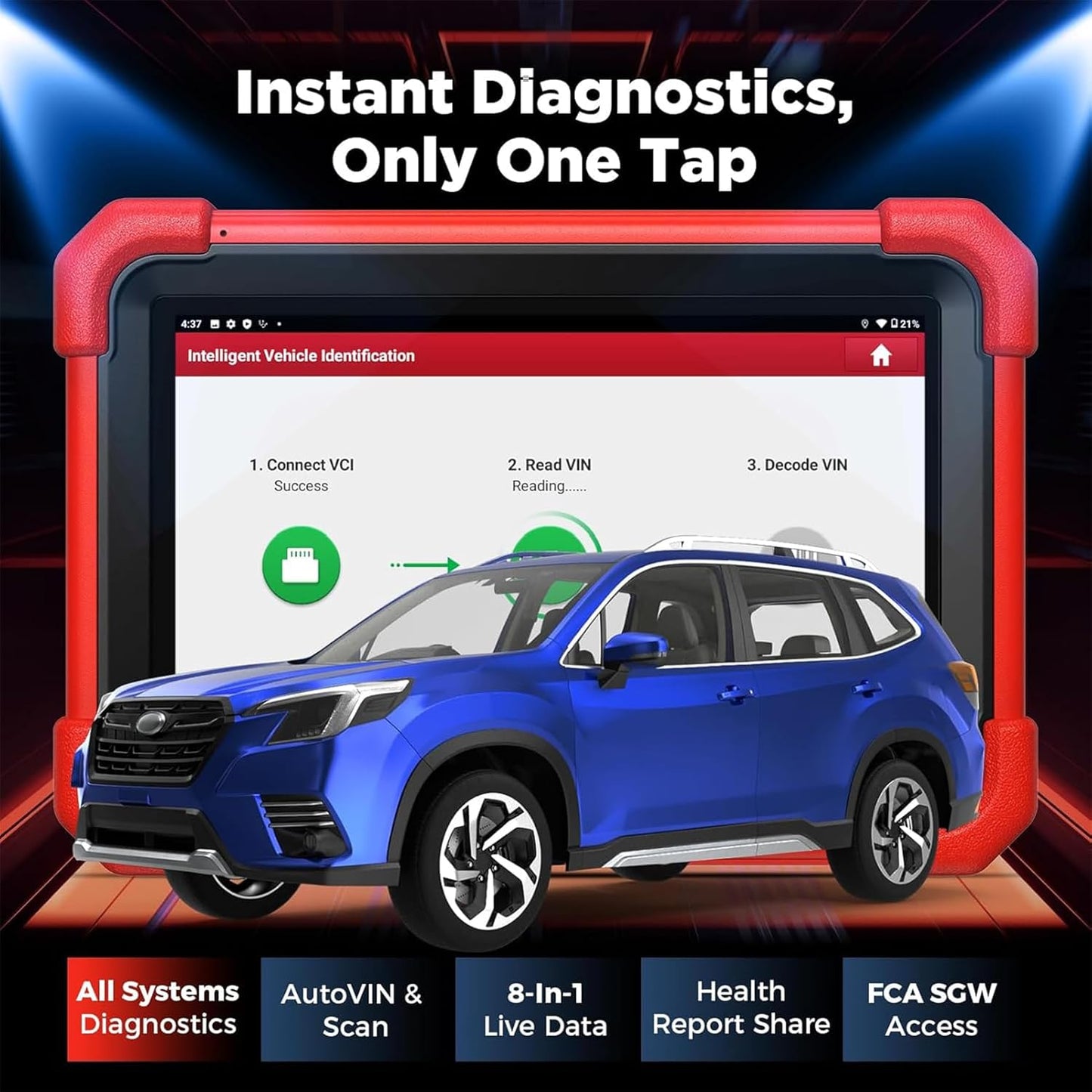 LAUNCH X431 CRP919X BT OBD2 Diagnostic Device, 2024 Bidirectional Diagnostic Tool with 37+ Service, OE Level All System Diagnostic Scanner, Active Test, CANFD&DOIP, ECU Encoding, VAG Guided, 2 Years
